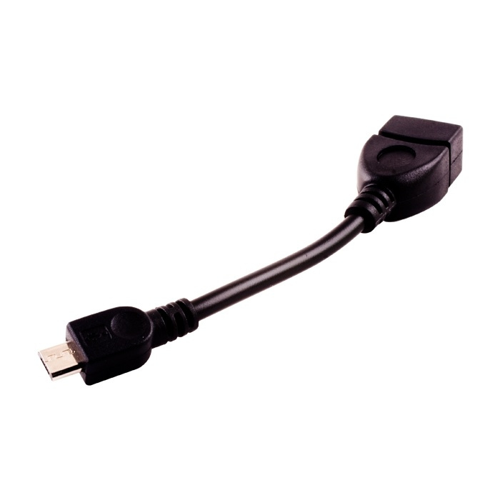 USB-adapter OTG, USB hona till Micro-USB hane i gruppen SMARTPHONE & SURFPLATTOR / Laddare & Kablar / Adaptrar hos TP E-commerce Nordic AB (38-10962)