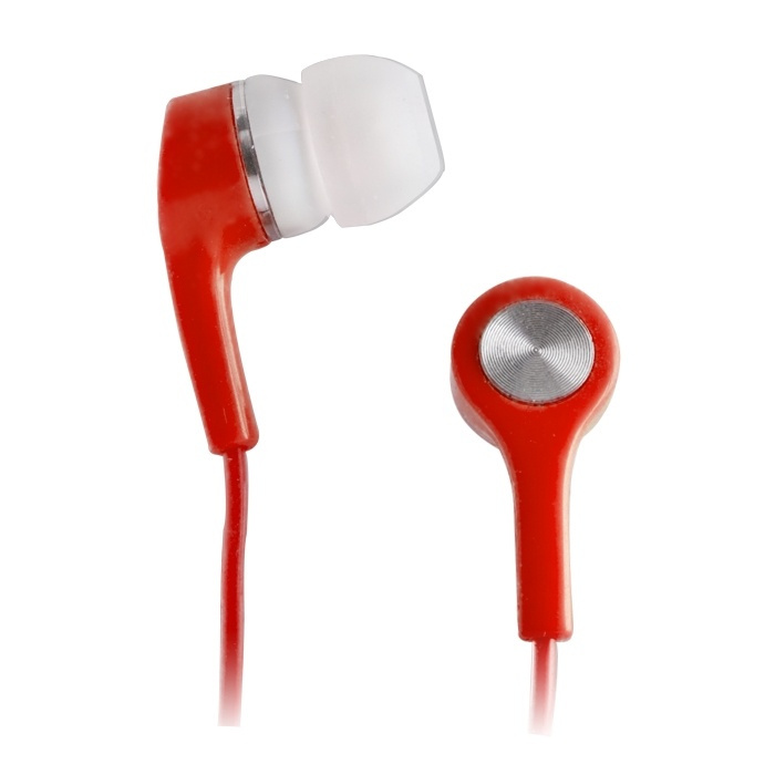 Setty audio hörlurar In-Ear (3,5 mm), röd i gruppen HEMELEKTRONIK / Ljud & Bild / Hörlurar & Tillbehör / Hörlurar hos TP E-commerce Nordic AB (38-26459)