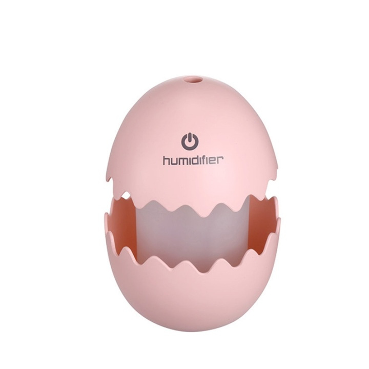 Funny Egg luftfuktare med färgglad belysning, Rosa i gruppen HEM, HUSHÅLL & TRÄDGÅRD / Fläktar & Klimatprodukter / Luftfuktare hos TP E-commerce Nordic AB (38-27779)