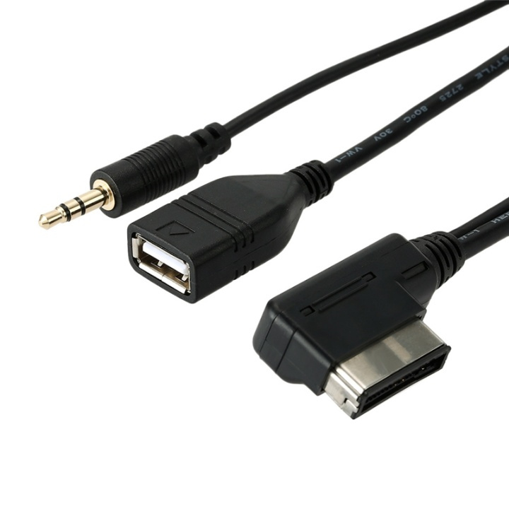AMI-kabel - 3.5mm, USB-hona - Audi MMI, VW MDI i gruppen BIL / Billjud & Multimedia / AMI-kablar hos TP E-commerce Nordic AB (38-27858)