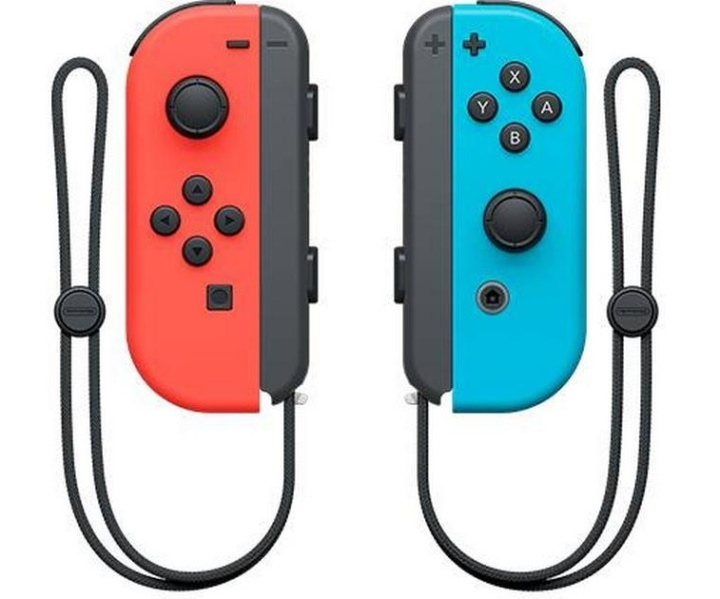 Nintendo Switch Joy-Con Pair - Röd, Blå i gruppen HEMELEKTRONIK / Spelkonsoler & Tillbehör / Nintendo Switch / Tillbehör hos TP E-commerce Nordic AB (38-28232)