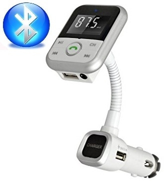 FM-sändare med Bluetooth-handsfree och billaddare (Silver) i gruppen BIL / Billjud & Multimedia / FM-sändare hos TP E-commerce Nordic AB (38-39394)