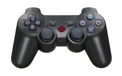 Trådlös handkontroll till PS3 med Bluetooth & DoubleShock 3, Svart i gruppen HEMELEKTRONIK / Spelkonsoler & Tillbehör / Sony PlayStation 3 hos TP E-commerce Nordic AB (38-4227)