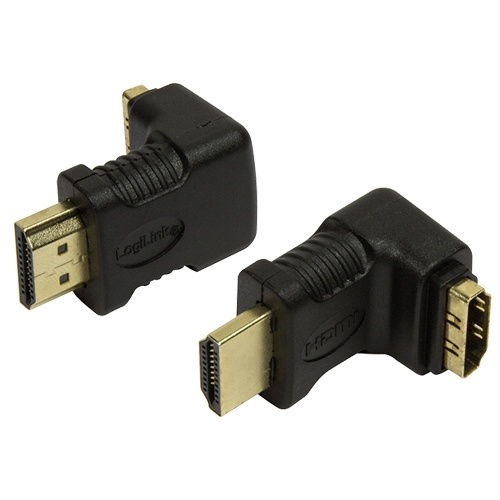 LogiLink Vinklad HDMI-adapter Ha -> ho i gruppen HEMELEKTRONIK / Kablar & Adaptrar / HDMI / Adaptrar hos TP E-commerce Nordic AB (38-43817)