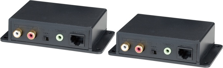 Signalförstärkare för analogt ljud över Cat5e, 600m, 3,5mm, RCA, s i gruppen HEMELEKTRONIK / Kablar & Adaptrar / Ljud Analog / Adaptrar hos TP E-commerce Nordic AB (38-53822)