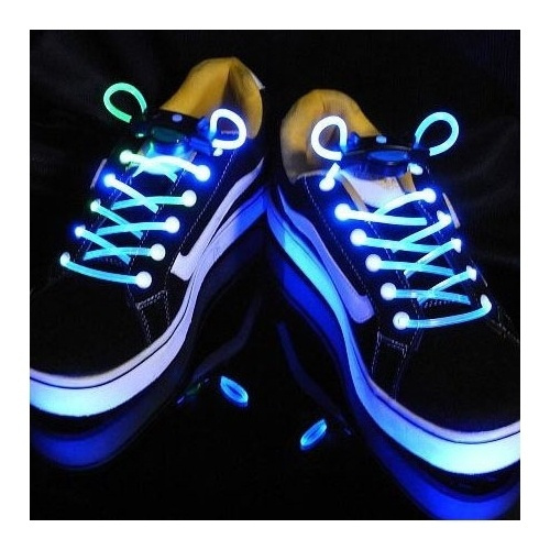 LED-skosnören - lyser och blinkar i olika färger i gruppen SPORT, FRITID & HOBBY / Roliga prylar / Smarta saker hos TP E-commerce Nordic AB (38-5559)