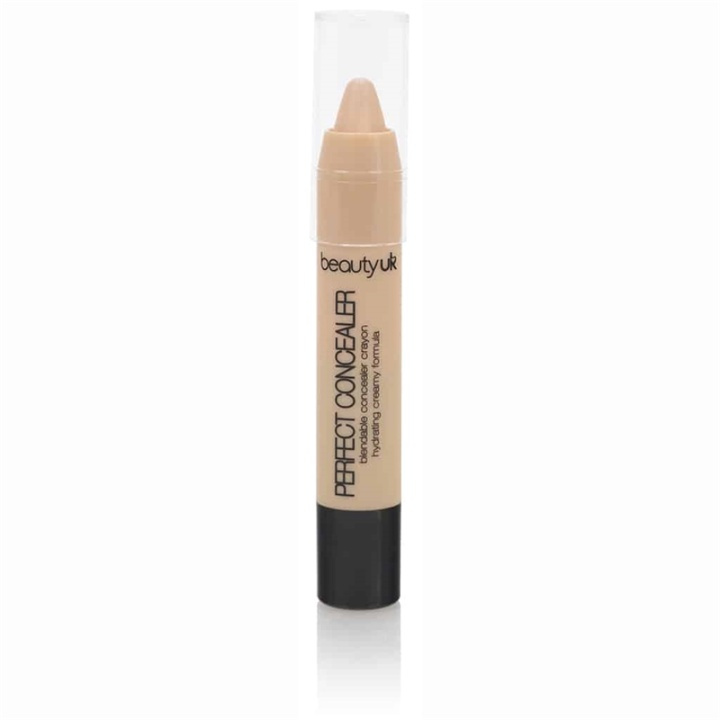 Beauty UK Perfect Concealer Crayon No.1 - Light i gruppen SKÖNHET & HÄLSA / Makeup / Basmakeup / Concealer hos TP E-commerce Nordic AB (38-70097)
