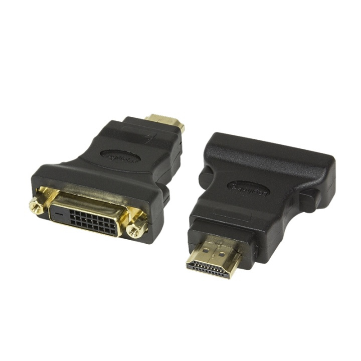 LogiLink HDMI-hane -> DVI-D-hona i gruppen HEMELEKTRONIK / Kablar & Adaptrar / HDMI / Adaptrar hos TP E-commerce Nordic AB (38-76806)
