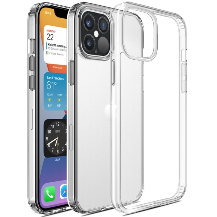 iPhone 12 Pro Max slimmat skal, Soft TPU Protection, Transparent i gruppen SMARTPHONE & SURFPLATTOR / Mobilskydd / Apple / iPhone 12 Pro Max / Skal hos TP E-commerce Nordic AB (38-81992)