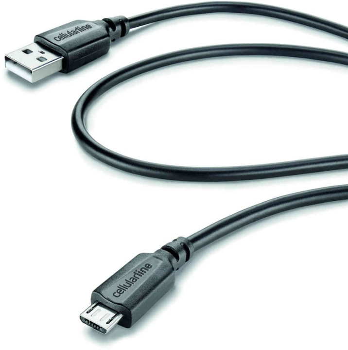 Cellularline Laddkabel Micro-USB 1,15 m i gruppen SMARTPHONE & SURFPLATTOR / Laddare & Kablar / Kablar / Kablar microUSB hos TP E-commerce Nordic AB (38-84564)