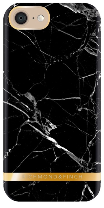 RF by Richmond & Finch Black Marble, skal för iPhone 7/8/SE i gruppen SMARTPHONE & SURFPLATTOR / Mobilskydd / Apple / iPhone 7 / Skal hos TP E-commerce Nordic AB (38-88473)