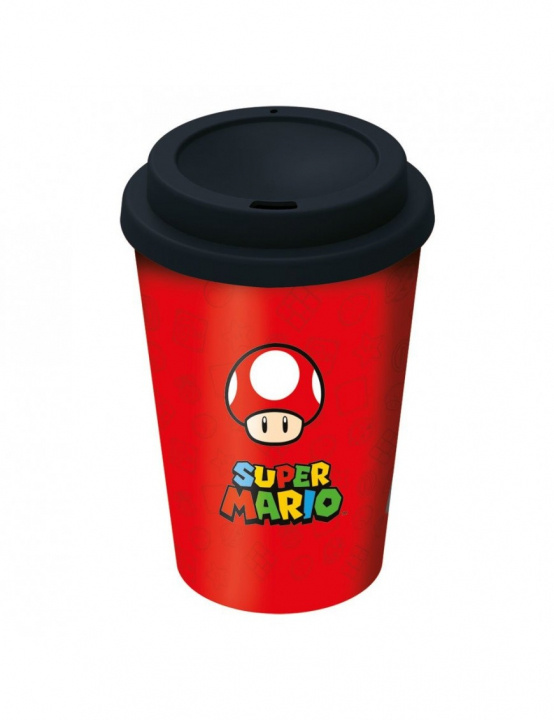 Take-away mugg med Super Mario-motiv i gruppen HEM, HUSHÅLL & TRÄDGÅRD / Köksredskap / Övriga köksredskap hos TP E-commerce Nordic AB (38-98551)