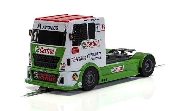 Racing Truck - Red & Green & White i gruppen LEKSAKER, BARN- & BABYPRODUKTER / Radiostyrt / Bilbanor / Bilar hos TP E-commerce Nordic AB (A01476)