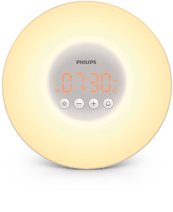 Philips Vakna med ljus, Wake-Up Light med diskret alarm ljud i gruppen HEM, HUSHÅLL & TRÄDGÅRD / Väggklockor & Räkneverk / Väckarklockor hos TP E-commerce Nordic AB (A15027)