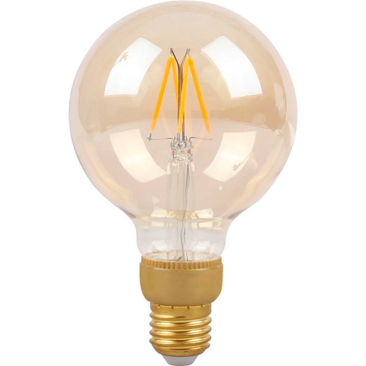 Smartline Filament LED-lampa E27 Stor gl i gruppen HEMELEKTRONIK / Belysning / LED-lampor hos TP E-commerce Nordic AB (A18073)