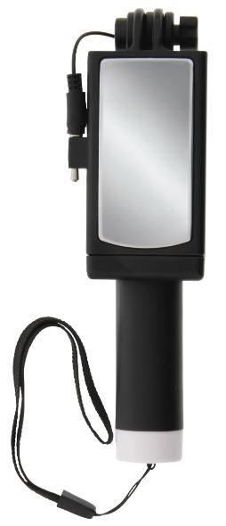 Selfiepinne, med 3,5mm kabel, svart i gruppen SMARTPHONE & SURFPLATTOR / Övriga tillbehör / Dockor, Stativ & Hållare hos TP E-commerce Nordic AB (A22423)