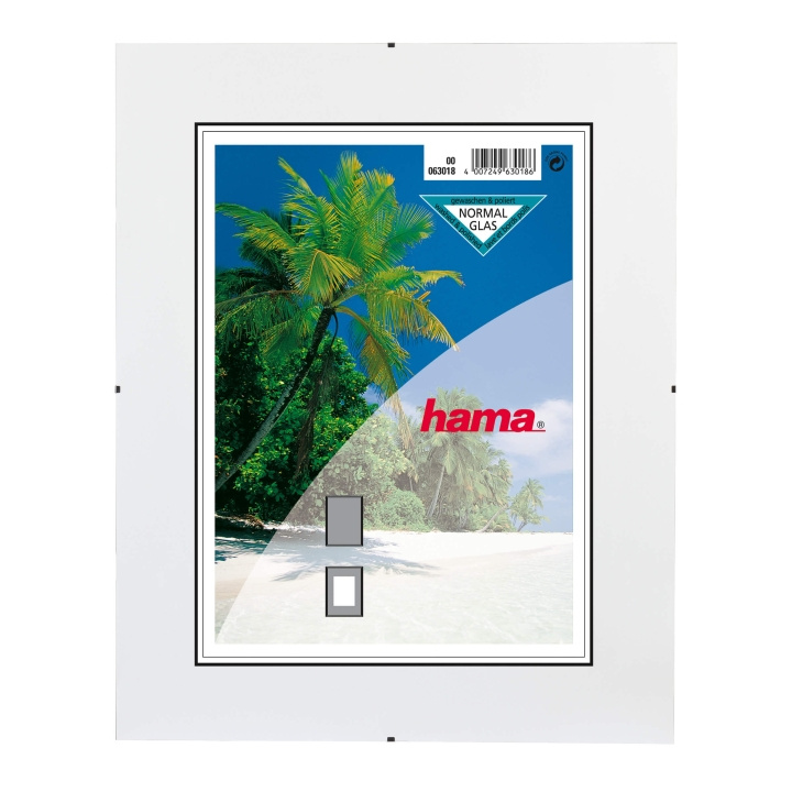 Hama Clipsram 20x30 cm normalglas Bildstorlek 13 x 18 cm i gruppen HEM, HUSHÅLL & TRÄDGÅRD / Inredning / Tavelramar & fotoramar hos TP E-commerce Nordic AB (C01422)