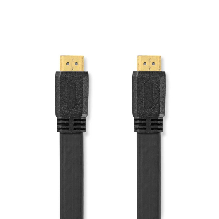 Nedis High Speed ​​HDMI ™ kabel med Ethernet | HDMI™ Kontakt | HDMI™ Kontakt | 4K@30Hz | 10.2 Gbps | 1.50 m | Platt | PVC | Svart | Plastpåse i gruppen HEMELEKTRONIK / Kablar & Adaptrar / HDMI / Kablar hos TP E-commerce Nordic AB (C06993)