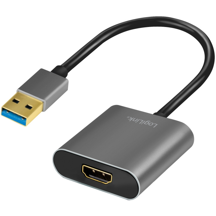 LogiLink USB-A 3.0 -> HDMI-Hona Adapter i gruppen HEMELEKTRONIK / Kablar & Adaptrar / HDMI / Adaptrar hos TP E-commerce Nordic AB (C08659)