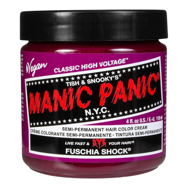 Manic Panic Classic Cream Fuschia Shock i gruppen SKÖNHET & HÄLSA / Hår & Styling / Hårvårdsprodukter / Hårfärg / Hårfärg & Färgbomb hos TP E-commerce Nordic AB (C10256)