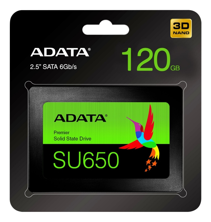 ADATA SU650 120GB SSD i gruppen DATORER & KRINGUTRUSTNING / Datorkomponenter / Hårddiskar / SSD hos TP E-commerce Nordic AB (C16239)
