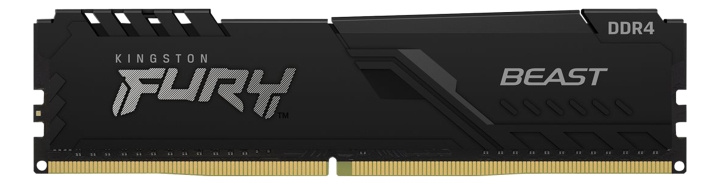 Kingston FURY Beast Black 8GB 3200MHz DDR4 CL16 DIMM i gruppen DATORER & KRINGUTRUSTNING / Datorkomponenter / RAM-minnen / DDR4 hos TP E-commerce Nordic AB (C16735)