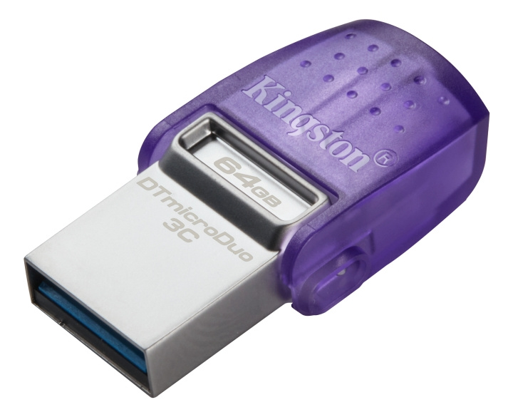 kingston 64GB DataTraveler microDuo 3C i gruppen HEMELEKTRONIK / Lagringsmedia / USB-minnen / USB 3.2 hos TP E-commerce Nordic AB (C16924)