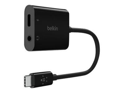Belkin 3.5 mm Audio + Usb-C laddningsadapter i gruppen SMARTPHONE & SURFPLATTOR / Laddare & Kablar / Adaptrar hos TP E-commerce Nordic AB (C18827)