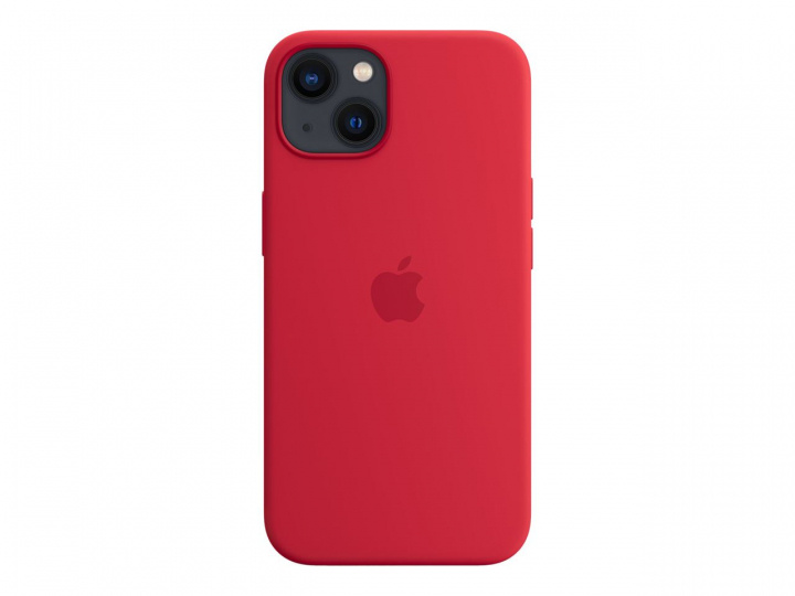 Apple iPhone 13 Silicone Case with MagSafe  Red i gruppen SMARTPHONE & SURFPLATTOR / Mobilskydd / Apple / iPhone 13 / Skal hos TP E-commerce Nordic AB (C21090)