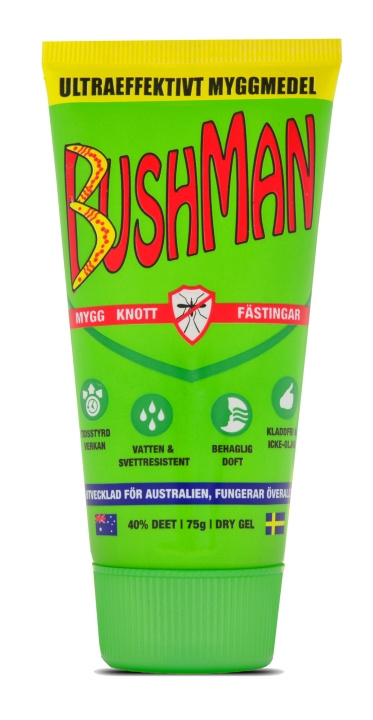 Bushman Myggmedel Gel 75 ml, 1/12 i gruppen HEM, HUSHÅLL & TRÄDGÅRD / Trädgårdsprodukter / Skadedjur hos TP E-commerce Nordic AB (C24520)