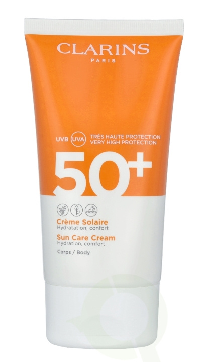 Clarins Sun Care Cream Body SPF50+ 150 ml Hydration Comfort - All Skin Types i gruppen SKÖNHET & HÄLSA / Hudvård / Solskydd & Tanning / Solskydd hos TP E-commerce Nordic AB (C48893)