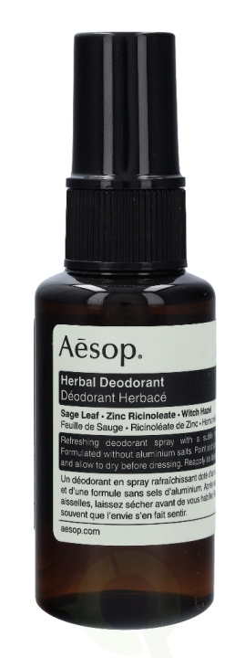 AESOP Herbal Deodorant Spray 50 ml i gruppen SKÖNHET & HÄLSA / Doft & Parfym / Deodorant / Deo för henne hos TP E-commerce Nordic AB (C49365)