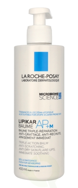 La Roche-Posay LRP Lipikar AP+M Balm 400 ml Anti-Scratching i gruppen SKÖNHET & HÄLSA / Hudvård / Kroppsvård / Body lotion hos TP E-commerce Nordic AB (C52877)