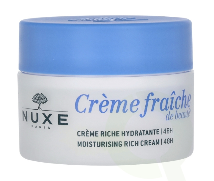 Nuxe Creme Fraiche De Beaute 48H Moisturising Rich Cream 50 ml Skin Dry i gruppen SKÖNHET & HÄLSA / Hudvård / Ansiktsvård / Ansiktskräm hos TP E-commerce Nordic AB (C54280)