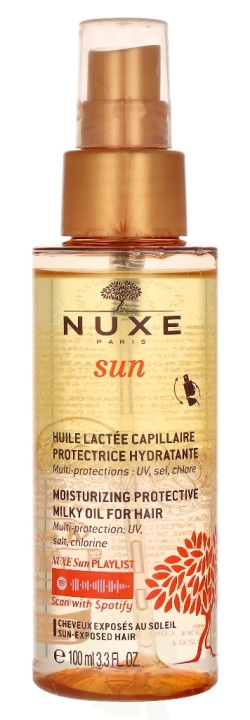 Nuxe Sun Moisturising Protective Milky Oil 100 ml Hair And Scalp i gruppen SKÖNHET & HÄLSA / Hår & Styling / Hårvårdsprodukter / Hårolja hos TP E-commerce Nordic AB (C54295)