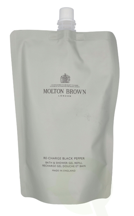Molton Brown M.Brown Re-Charge Black Pepper Bath & Shower Gel - Refill 400 ml i gruppen SKÖNHET & HÄLSA / Hudvård / Kroppsvård / Bad & Duschcreme hos TP E-commerce Nordic AB (C63986)