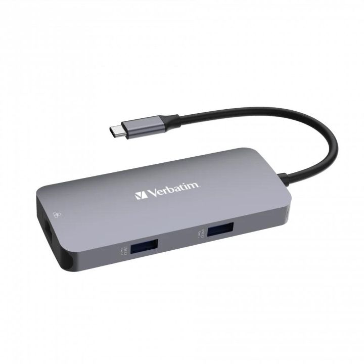 Verbatim USB-C Pro Multiport Hub 5 Port CMH-05 i gruppen DATORER & KRINGUTRUSTNING / Datortillbehör / USB-hubbar hos TP E-commerce Nordic AB (C65089)
