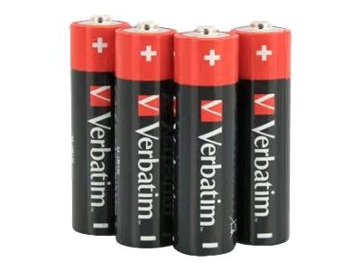 Verbatim Alkaline batteri AA 4 Pack i gruppen HEMELEKTRONIK / Batterier & Laddare / Batterier / AA hos TP E-commerce Nordic AB (C65250)