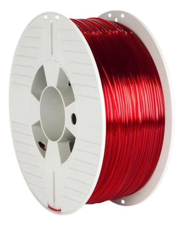 Verbatim 3D Pinter Filament PET-G 1.75mm 1kg röd transparent i gruppen DATORER & KRINGUTRUSTNING / Skrivare & Tillbehör / Skrivare / 3D-Skrivare & Tillbehör / Tillbehör hos TP E-commerce Nordic AB (C65264)