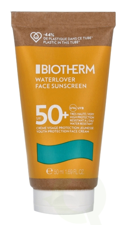 Biotherm Waterlover Face Sunscreen Cream SPF50+ 50 ml i gruppen SKÖNHET & HÄLSA / Hudvård / Solskydd & Tanning / Solskydd hos TP E-commerce Nordic AB (C65569)