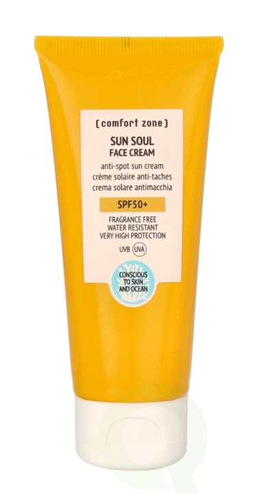 Comfort Zone Sun Soul Face Cream SPF50+ 60 ml i gruppen SKÖNHET & HÄLSA / Hudvård / Solskydd & Tanning / Solskydd hos TP E-commerce Nordic AB (C65576)