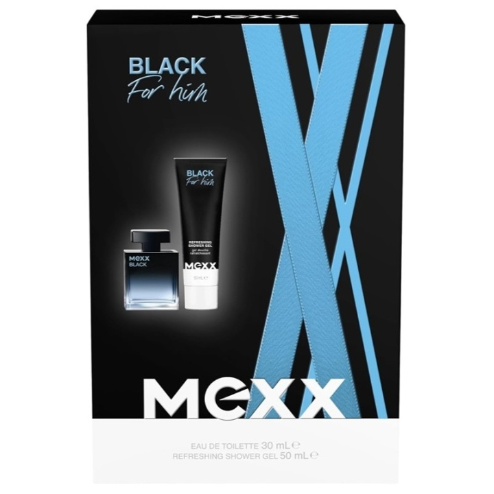 Mexx Giftset Mexx Black Man Edt 30ml + Shower Gel 50ml i gruppen SKÖNHET & HÄLSA / Presentkit / Presentkit För Honom hos TP E-commerce Nordic AB (C65710)