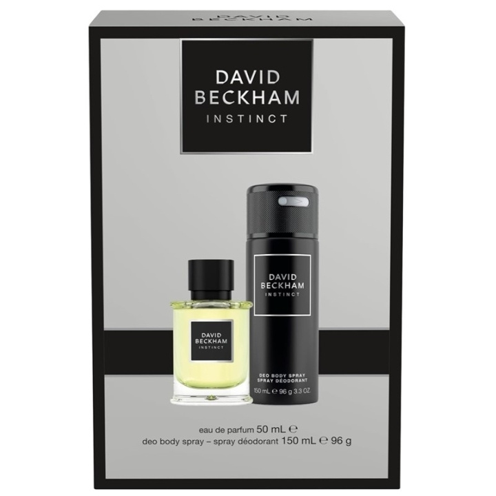 David Beckham Giftset David Beckham Instinct Edp 50ml + Deo Spray 150ml i gruppen SKÖNHET & HÄLSA / Presentkit / Presentkit För Honom hos TP E-commerce Nordic AB (C65713)