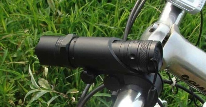 Cykelhållare för ficklampa