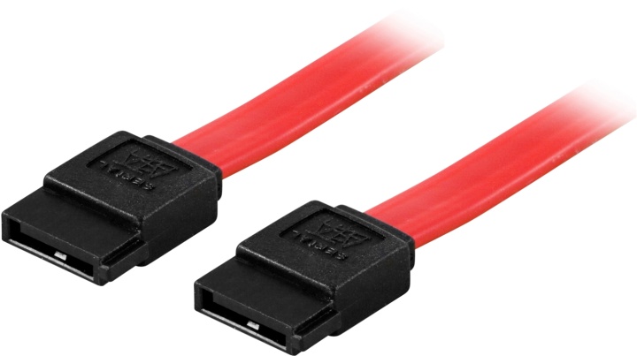 DELTACO SATA/SAS-kabel, rak-rak, 0,3m (SATA-03)