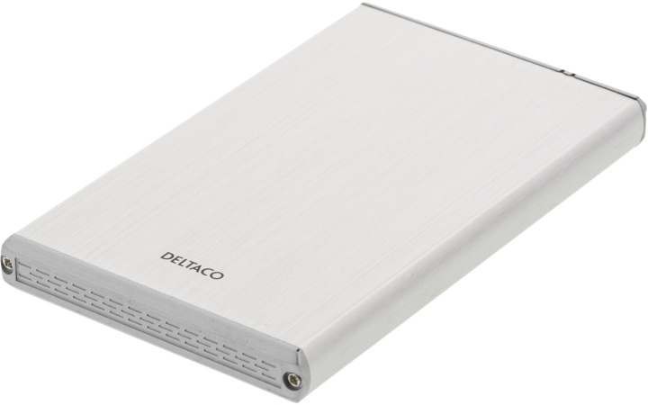 DELTACO externt kabinett för 1x2,5 SATA 6Gb/s-hårddisk, USB3