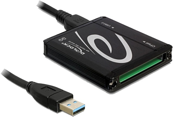 DeLOCK minneskortläsare, extern, USB 3.0, CFast (91686)