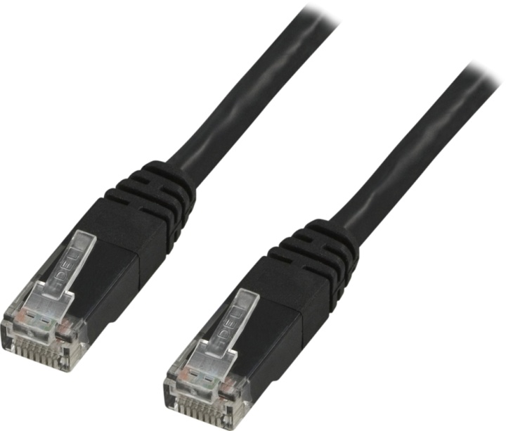 DELTACO U/UTP Cat.6 patchkabel, 30m, svart (TP-630S)