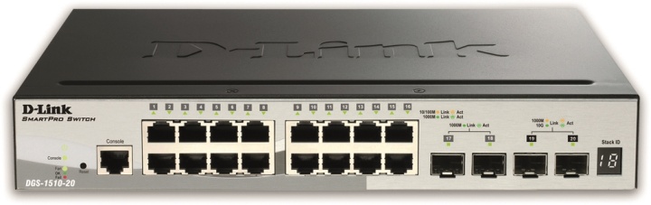 20-Port Gigabit Stackable Smart Managed Switch (DGS-1510-20)