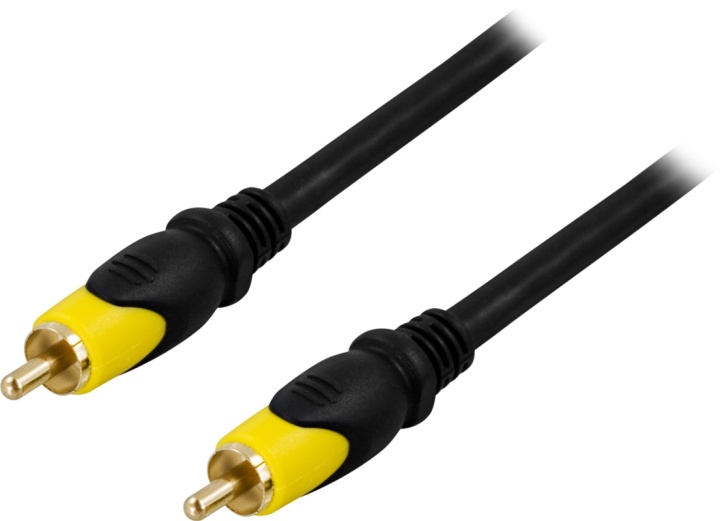 DELTACO Kompositvideokabel, 1xRCA ha - ha, 10m (MM-103)